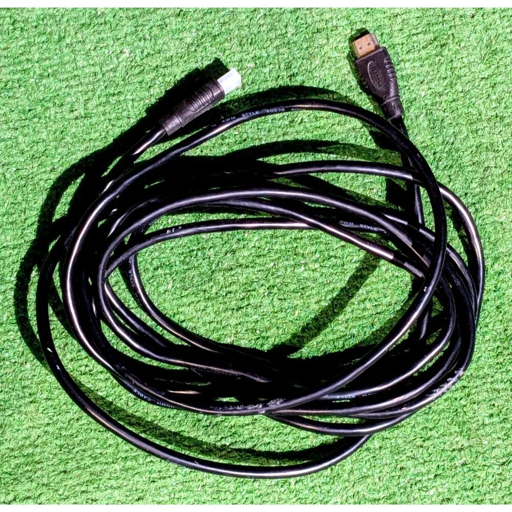 High Speed HDMI Cable 1.5M AWM Style 20276, 80°C, 30V Length 12ft EUC
